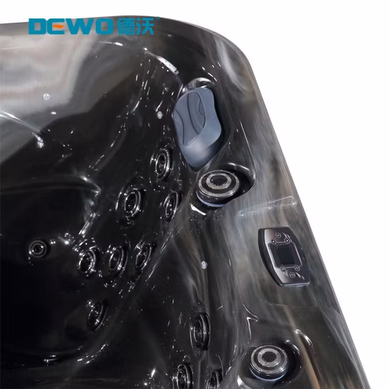 2 3 4 5 6 7 8 Perosn Whirlpool Massage Acrylic Outdoor Freestanding Bath Tub Hot Piscine Balboa Optional Swim SPA Hydromassage Bathtub