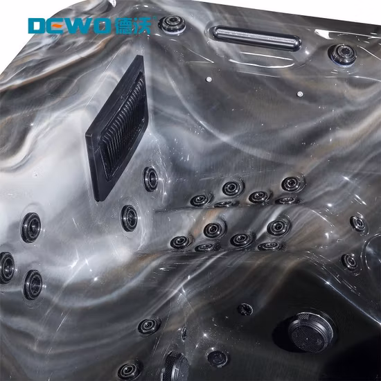 2 3 4 5 6 7 8 Perosn ワールプールマッサージアクリル屋外自立浴槽ホット魚類バルボアオプションの水泳スパハイドロマッサージ浴槽